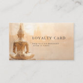 Golden Buddha Salon 10 Visit Loyalty Card Treuekarte (Vorderseite)