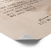 Golden Buddha Salon Price List Poster (Ecke)