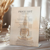 Golden Buddha Salon Price List Sockelschild