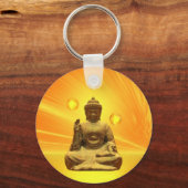 Golden Buddha Schlüsselanhänger (Vorderseite)