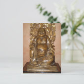 GOLDEN BUDDHA SCULPTURE POSTKARTE (Stehend Vorderseite)
