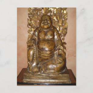 GOLDEN BUDDHA SCULPTURE POSTKARTE