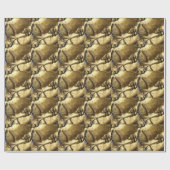 Golden Buddha Segen Inspiration Liebe Geschenkpapier (Flach)