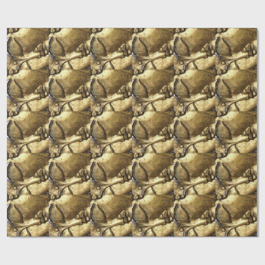 Golden Buddha Segen Inspiration Liebe Geschenkpapier (Flach)