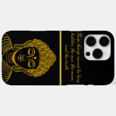 Golden Buddha Statue in ruhiger Lage Case-Mate iPhone Hülle (Rückseite (Horizontal))