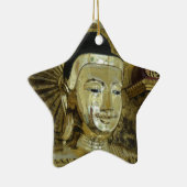 Golden Buddha Statue Inspiration Liebe Keramik Ornament (Rechts)