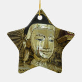 Golden Buddha Statue Inspiration Liebe Keramik Ornament (Vorne)