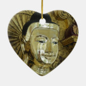 Golden Buddha Statue Inspiration Liebe Keramik Ornament (Hinten)