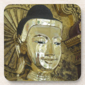 Golden Buddha Statue Inspiration Liebe Untersetzer (Vorderseite)