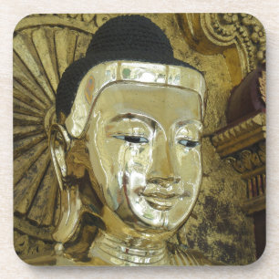 Golden Buddha Statue Inspiration Liebe Untersetzer