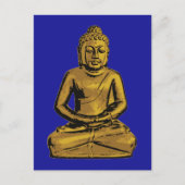 Golden Buddha Statue Postkarte (Vorderseite)