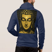 Golden Buddha Third Eye T - Shirt | Spirituelles E (Rückseite)