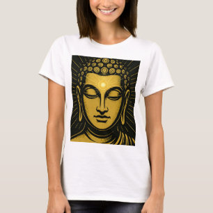 Golden Buddha Third Eye T - Shirt Spirituelles E