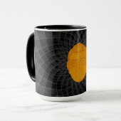 Golden Buddha Zen Mandala Tasse (Vorderseite Links)