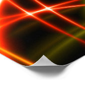 Golden Bühne Light 3D Rendering Poster (Ecke)