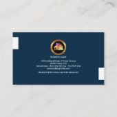 Golden Builder Architecture Zuhause Imitate Gold-S Visitenkarte (Rückseite)