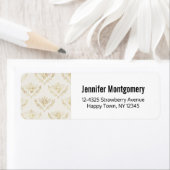 Golden Bumble Bee mit einem Kronmuster (Insitu)