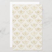 Golden Bumble Bee mit einem Kronmuster (Vorne/Hinten)