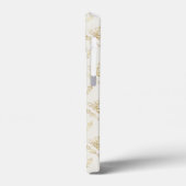 Golden Bumble Bee mit einem Kronmuster Case-Mate iPhone Hülle (Rückseite / Links)