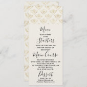 Golden Bumble Bee mit einem Kronmuster Einladung (Vorne/Hinten)