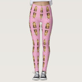 Golden Bumblebee in Bloom Dance.10 Leggings (Vorderseite)