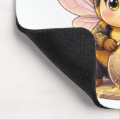 Golden Bumblebee in Bloom Dance.10 Mousepad (Ecke)