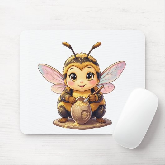 Golden Bumblebee in Bloom Dance.10 Mousepad (Mit Mouse)