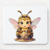 Golden Bumblebee in Bloom Dance.10 Mousepad (Vorne)