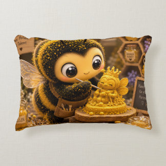 Golden Bumblebee in Bloom Dance.11 Dekokissen
