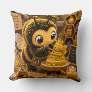 Golden Bumblebee in Bloom Dance.11 Kissen