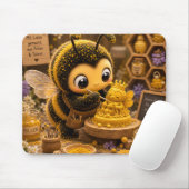 Golden Bumblebee in Bloom Dance.11 Mousepad (Mit Mouse)