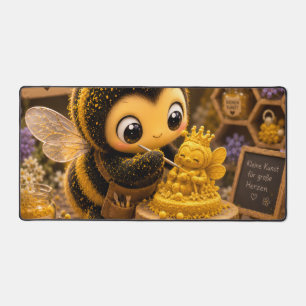 Golden Bumblebee in Bloom Dance.11 Schreibtischunterlage
