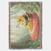 Golden Bumblebee in Bloom Dance.2 Decke (Vorderseite Vertikal)