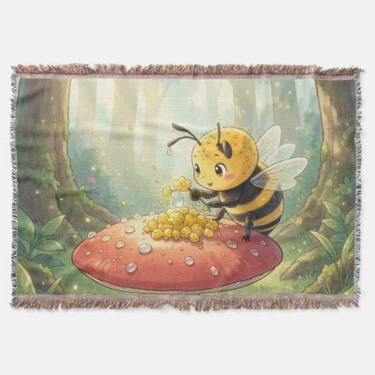 Golden Bumblebee in Bloom Dance.2 Decke (Vorderseite)