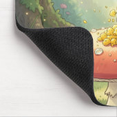 Golden Bumblebee in Bloom Dance.2 Mousepad (Ecke)