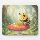 Golden Bumblebee in Bloom Dance.2 Mousepad (Vorne)