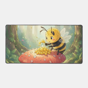 Golden Bumblebee in Bloom Dance.2 Schreibtischunterlage