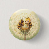 Golden Bumblebee in Bloom Dance.5 Button (Vorderseite)