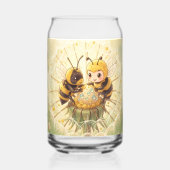 Golden Bumblebee in Bloom Dance.5 Dosenglas (Rückseite)