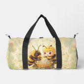 Golden Bumblebee in Bloom Dance.5 Duffle Bag (Vorderseite)