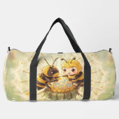 Golden Bumblebee in Bloom Dance.5 Duffle Bag (Vorderseite)