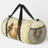 Golden Bumblebee in Bloom Dance.5 Duffle Bag (Rechte Ecke)
