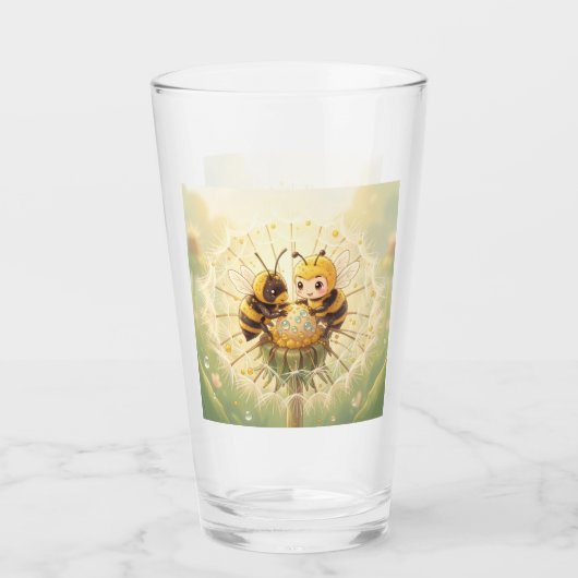 Golden Bumblebee in Bloom Dance.5 Glas (Vorderseite)