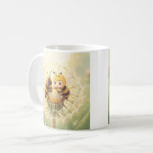 Golden Bumblebee in Bloom Dance.5 Kaffeetasse (Vorderseite Links)