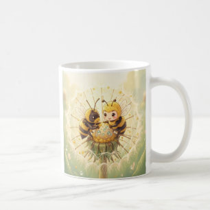 Golden Bumblebee in Bloom Dance.5 Kaffeetasse