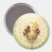 Golden Bumblebee in Bloom Dance.5 Magnet (Vorderseite/Rückseite)