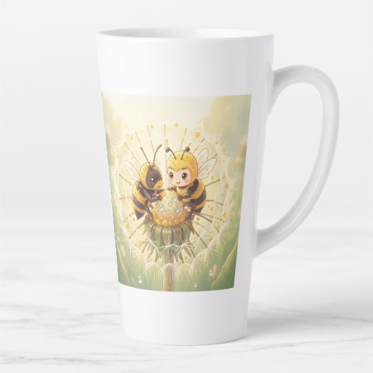 Golden Bumblebee in Bloom Dance.5 Milchtasse (Rechts)