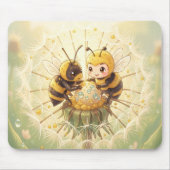 Golden Bumblebee in Bloom Dance.5 Mousepad (Vorne)