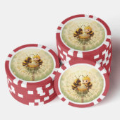 Golden Bumblebee in Bloom Dance.5 Pokerchips (Stapel)