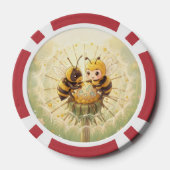 Golden Bumblebee in Bloom Dance.5 Pokerchips (Rückseite)